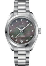 Load image into Gallery viewer, Omega Seamaster Aqua Terra 150M Co-Axial Master Chronometer Watch - 34 mm Steel Case - Tahiti Mother-Of-Pearl Diamond Dial - 220.10.34.20.57.001 - Luxury Time NYC