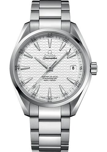 Omega Seamaster Aqua Terra 150M Master Co-Axial Watch - 41.5 mm Steel Case - Silvery Dial - 231.10.42.21.02.006 - Luxury Time NYC