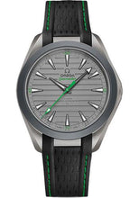 Load image into Gallery viewer, Omega Seamaster Aqua Terra 150M Omega Co-Axial Master Chronometer &quot;Ultra Light&quot; - 41 mm Titanium Case - Titanium Dial - Black And Green Rubber Strap - 220.92.41.21.06.003 - Luxury Time NYC