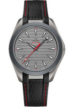 Load image into Gallery viewer, Omega Seamaster Aqua Terra 150M Omega Co-Axial Master Chronometer &quot;Ultra Light&quot; - 41 mm Titanium Case - Titanium Dial - Black And Red Rubber Strap - 220.92.41.21.06.001 - Luxury Time NYC
