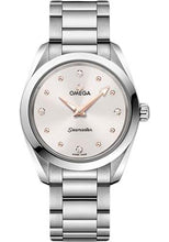 Load image into Gallery viewer, Omega Seamaster Aqua Terra 150M Quartz Watch - 28 mm Steel Case - Shimmer White Diamond Dial - 220.10.28.60.54.001 - Luxury Time NYC