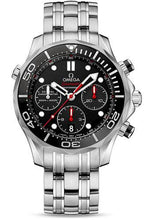Load image into Gallery viewer, Omega Seamaster Diver 300 M Co-Axial Chronograph Watch - 41.5 mm Steel Case - Unidirectional Bezel - Black Dial - 212.30.42.50.01.001 - Luxury Time NYC