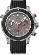 Load image into Gallery viewer, Omega Seamaster Diver 300 M Co-Axial GMT Chronograph ETNZ (Emirates Team New Zealand) Watch - 44 mm Titanium Case - Matt Black Ceramic Unidirectional Bezel - Grade 5 Titanium Grey Dial - Black Rubber Strap - 212.92.44.50.99.001 - Luxury Time NYC
