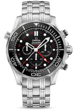 Load image into Gallery viewer, Omega Seamaster Diver 300 M Co-Axial GMT Chronograph Watch - 44 mm Steel Case - Matt Black Ceramic Bezel - Matt Black Dial - 212.30.44.52.01.001 - Luxury Time NYC