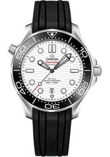 Load image into Gallery viewer, Omega Seamaster Diver 300M Omega Co-Axial Master Chronometer - 42 mm Steel Case - White Dial - Black Rubber Strap - 210.32.42.20.04.001 - Luxury Time NYC