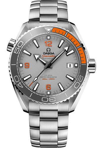 Omega Seamaster Planet Ocean 600 M Co-Axial Master Chronometer Watch - 43.5 mm Titanium Case - Unidirectional Grey Ceramic Bezel - Grade 5 Titanium Dial - 215.90.44.21.99.001 - Luxury Time NYC