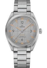 Load image into Gallery viewer, Omega Seamaster Railmaster Omega Co-Axial Master Chronometer Watch - 40 mm Steel Case - Vertically Brushed Grey Dial - 220.10.40.20.06.001 - Luxury Time NYC