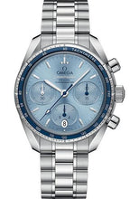 Load image into Gallery viewer, Omega Speedmaster 38 Co-Axial Chronograph Watch - 38 mm Steel Case - Blue Dial - 324.30.38.50.03.001 - Luxury Time NYC