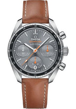 Load image into Gallery viewer, Omega Speedmaster 38 Co-Axial Chronograph Watch - 38 mm Steel Case - Grey Dial - Novo Nappa Leather Strap - 324.32.38.50.06.001 - Luxury Time NYC
