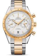 Load image into Gallery viewer, Omega Speedmaster &#39;57 Co-Axial Chronograph Watch - 41.5 mm Steel And Yellow Gold Case - Silver Dial - Steel Bracelet - 331.20.42.51.02.001 - Luxury Time NYC