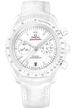 Load image into Gallery viewer, Omega Speedmaster Moonwatch Co-Axial Chronograph White Side of the Moon Watch - 44.25 mm White Ceramic Case - Moonwatch Style Dial - White Leather Strap - 311.93.44.51.04.002 - Luxury Time NYC