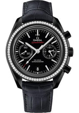 Load image into Gallery viewer, Omega Speedmaster Moonwatch Omega Co-Axial Chronograph Dark Side of the Moon Watch - 44.25 mm Black Ceramic Case - Diamond Set Ceramic Bezel - Black Ceramic Diamond Dial - Black Leather Strap - 311.98.44.51.51.001 - Luxury Time NYC