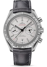 Load image into Gallery viewer, Omega Speedmaster Moonwatch Omega Co-Axial Chronograph Grey Side of the Moon Watch - 42.5 mm Grey Ceramic Case - Platinum Dial - Grey Leather Strap - 311.93.44.51.99.001 - Luxury Time NYC