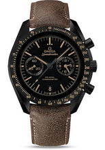 Load image into Gallery viewer, Omega Speedmaster Moonwatch Omega Co-Axial Chronograph Watch - 44.25 mm Black Ceramic Case - Black Dial - Brown Leather Strap - 311.92.44.51.01.006 - Luxury Time NYC