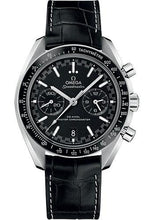 Load image into Gallery viewer, Omega Speedmaster Racing Co-Axial Master Chronograph Watch - 44.25 mm Steel Case - Black Ceramic Bezel - Black Dial - Black Leather Strap - 329.33.44.51.01.001 - Luxury Time NYC