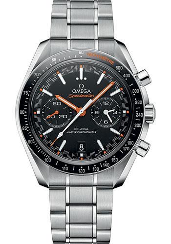 Omega Speedmaster Racing Co-Axial Master Chronograph Watch - 44.25 mm Steel Case - Black Ceramic Bezel - Matt Black Dial - 329.30.44.51.01.002 - Luxury Time NYC