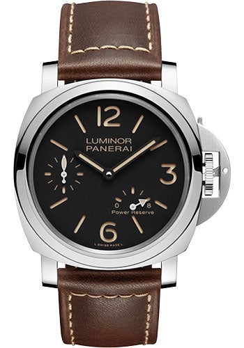 Panerai Luminor 8 Days Power Reserve - 44mm - Polished Steel - PAM00795 - Luxury Time NYC