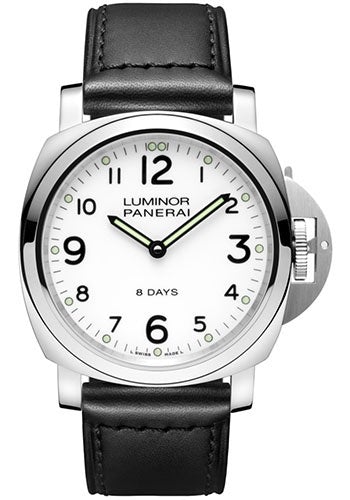 Panerai Luminor Base 8 Days Acciaio Watch - PAM00561 - Luxury Time NYC