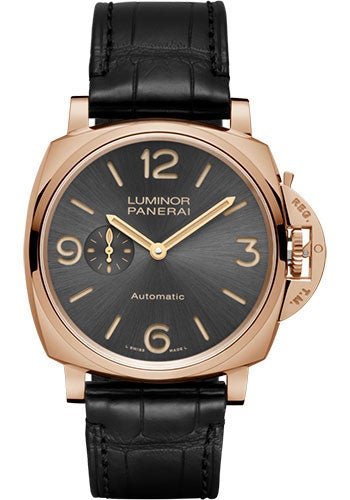 Panerai Luminor Due 3 Days Automatic Oro Rosso Watch - PAM00675 - Luxury Time NYC