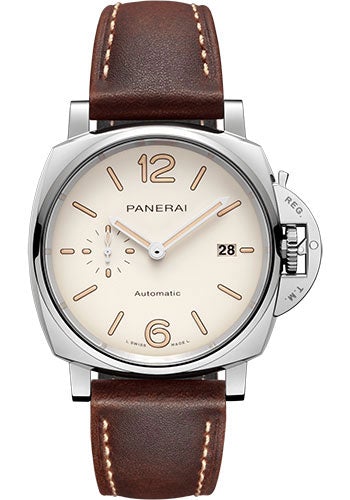 Panerai Luminor Due - 42mm - Polished Steel - White Dial - PAM01046 - Luxury Time NYC