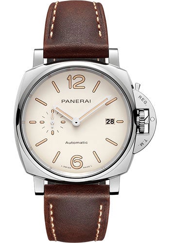 Panerai Luminor Due 42mm Polished Steel White Dial