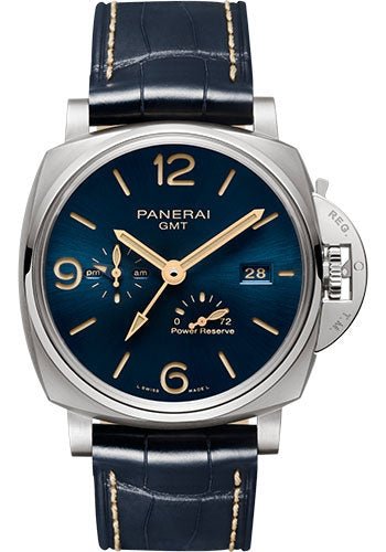 Panerai Luminor Due GMT Power Reserve - 45mm - Brushed Titanium - PAM00964 - Luxury Time NYC