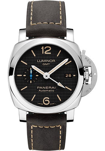 Panerai Luminor GMT - 42mm - Polished Steel - PAM01535 - Luxury Time NYC