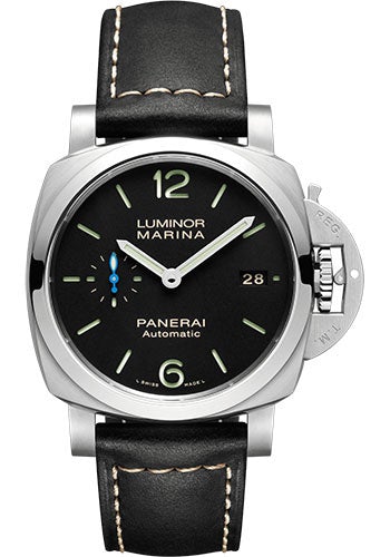 Panerai Luminor Marina - 42mm - Brushed Steel - PAM02392 - Luxury Time NYC