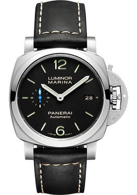 Panerai Luminor Marina - 42mm - Brushed Steel - PAM02392 - Luxury Time NYC