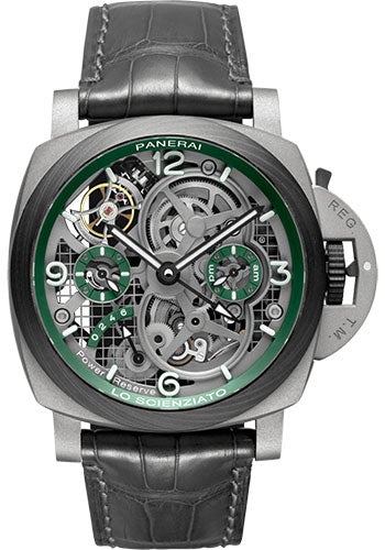 Panerai Luminor Tourbillon GMT - 47mm - Sandblasted Titanium - PAM00768 - Luxury Time NYC