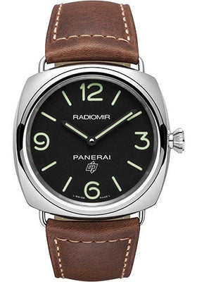 Panerai Radiomir Base Logo - 45mm - Polished Steel - PAM00753 - Luxury Time NYC