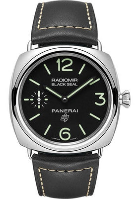 Panerai Radiomir Black Seal Logo - 45mm - Polished Steel - PAM00754 - Luxury Time NYC