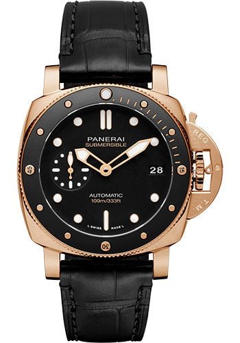 Panerai Submersible - 42mm - Brushed Goldtech - PAM00974 - Luxury Time NYC