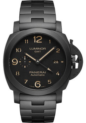 Panerai Tuttonero Luminor GMT - 44mm - Black Ceramic - PAM01438 - Luxury Time NYC