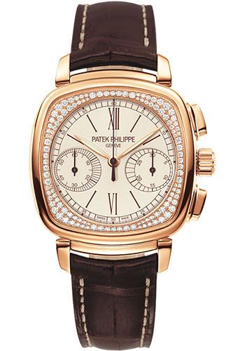 Patek Philippe 18K Ladies First Chronograph Complicated Watch White Dial 7071R - Luxury Time NYC INC