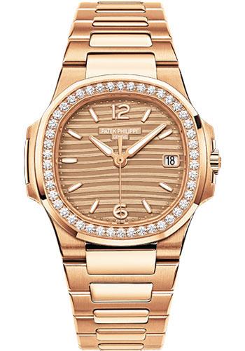 Patek Philippe 32mm Ladies Nautilus Watch C Dial 7010/1R - Luxury Time NYC INC