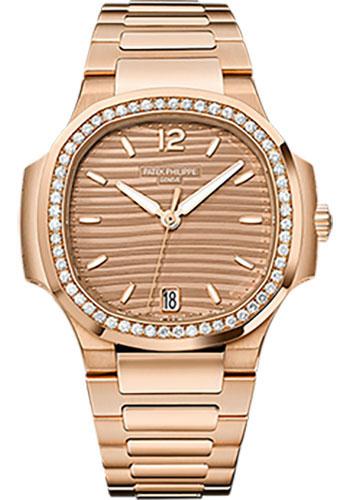 Patek Philippe 35.2mm Ladies Nautilus Watch Brown Dial 7118/1200R - Luxury Time NYC INC
