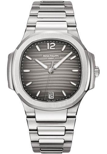 Patek Philippe 35.2mm Ladies Nautilus Watch Grey Dial 7118/1A - Luxury Time NYC INC