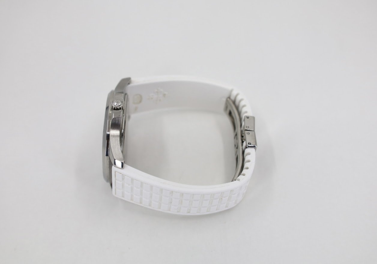 Patek Philippe 35.6mm Aquanaut Luce Glitter White Watch White Dial 5067A - Luxury Time NYC INC