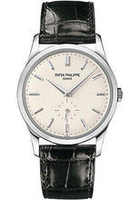 Load image into Gallery viewer, Patek Philippe 37mm Calatrava Watch Gray Dial 5196G - Luxury Time NYC INC