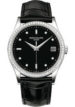 Load image into Gallery viewer, Patek Philippe 38mm Calatrava Watch Black Dial 5297G - Luxury Time NYC INC