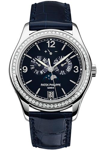 Patek Philippe 39mm Annual Calendar Compicated Watch Blue Dial 5147G - Luxury Time NYC INC