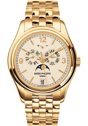 Patek Philippe 39mm Annual Calendar Compicated Watch Cream Dial 5146/1J - Luxury Time NYC INC