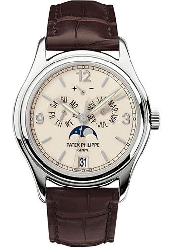 Patek Philippe 39mm Annual Calendar Compicated Watch Cream Dial 5146G - Luxury Time NYC INC