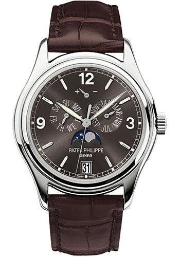 Patek Philippe 39mm Annual Calendar Compicated Watch Gray Dial 5146G - Luxury Time NYC INC