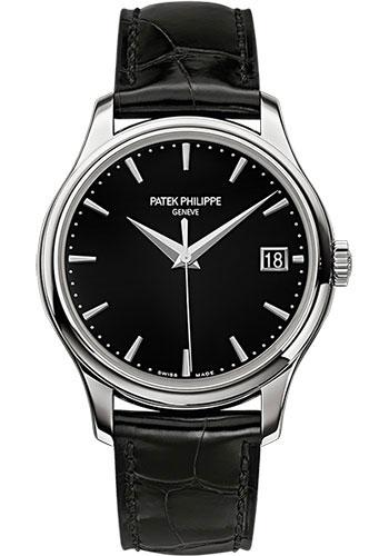 Patek Philippe 39mm Calatrava Watch Black Dial 5227G - Luxury Time NYC INC