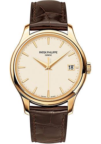 Patek Philippe 39mm Calatrava Watch Ivory Dial 5227J - Luxury Time NYC INC