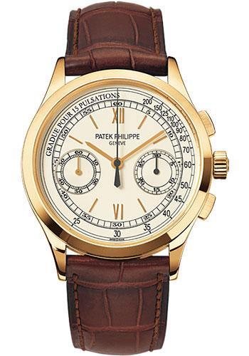 Patek Philippe 39mm Chronograph Compliated Watch Opaline Dial 5170J - Luxury Time NYC INC