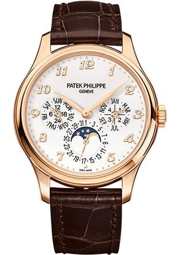 Patek Philippe 39mm Men Grand Complications Perpetual Calender Moonphase Watch Ivory Dial 5327R - Luxury Time NYC INC