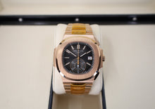 Load image into Gallery viewer, Patek Philippe 40.5mm Men Nautilus Watch Black Dial 5980/1R - Luxury Time NYC